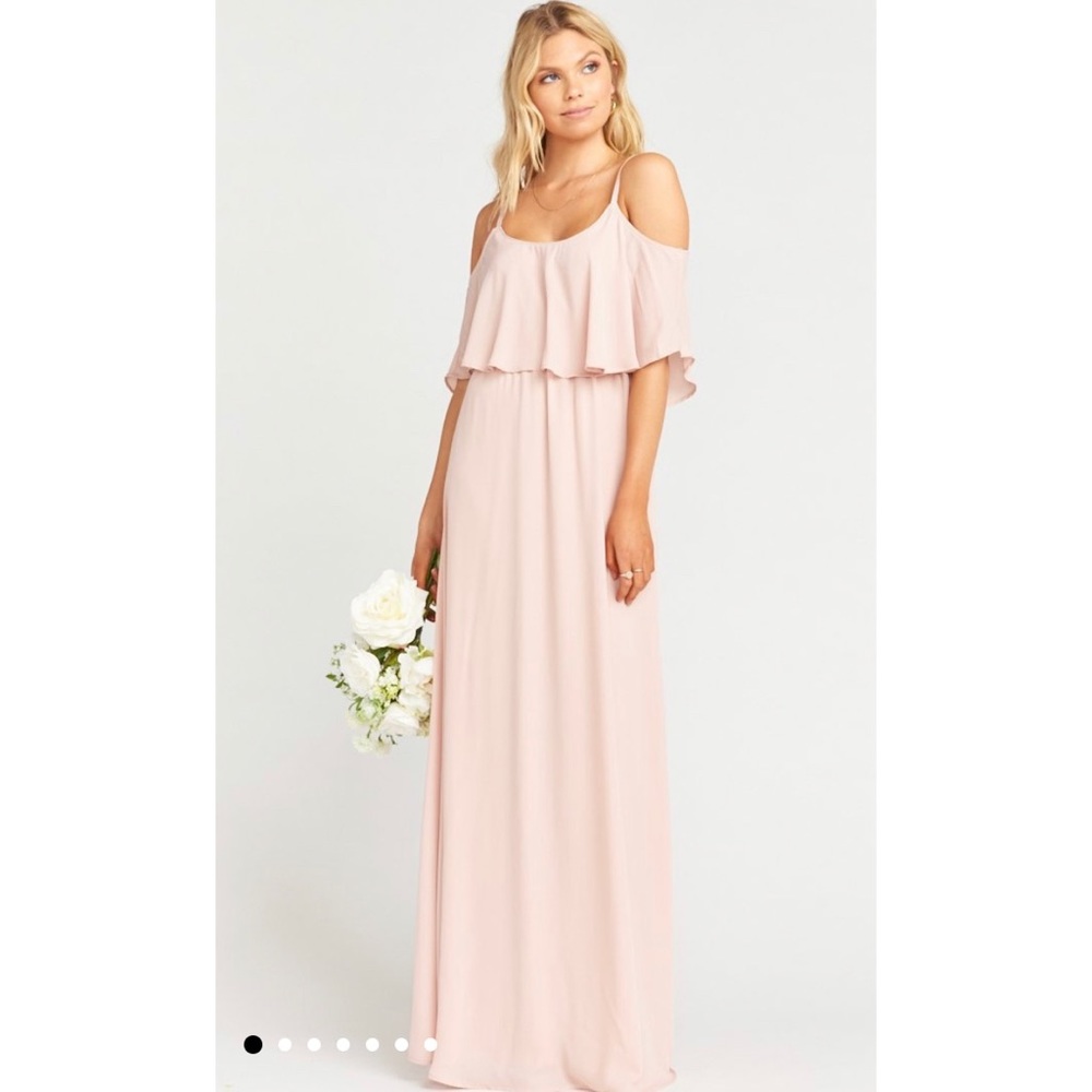 NWT Show Me Your Mumu Caitlin Ruffle Maxi Dress